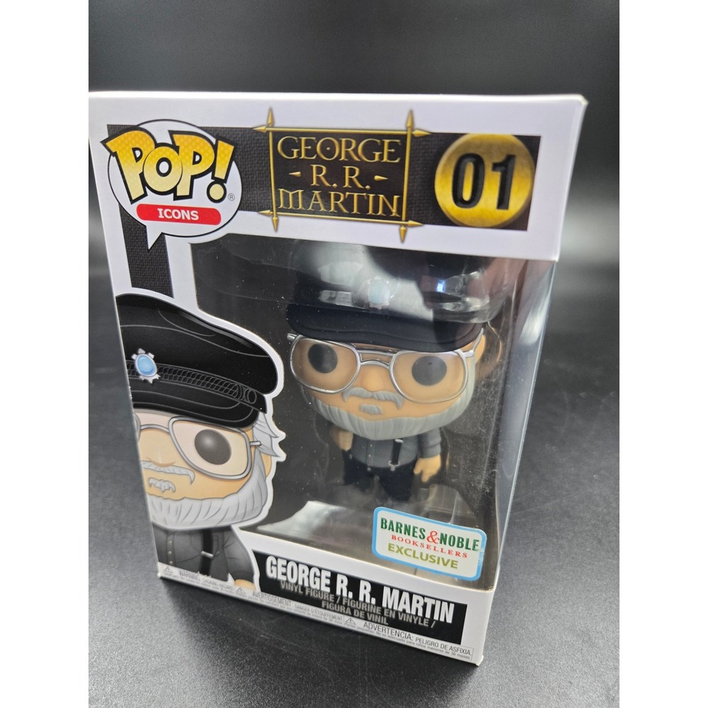 Funko Pop Icons George RR Martin 01 Barnes & Noble Exclusive Vinyl Figure